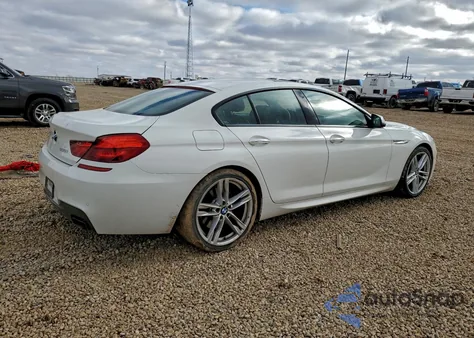 2016 BMW 650 I Gran Coupe z USA, uszkodzony, nr VIN WBA6D4C54GD977199